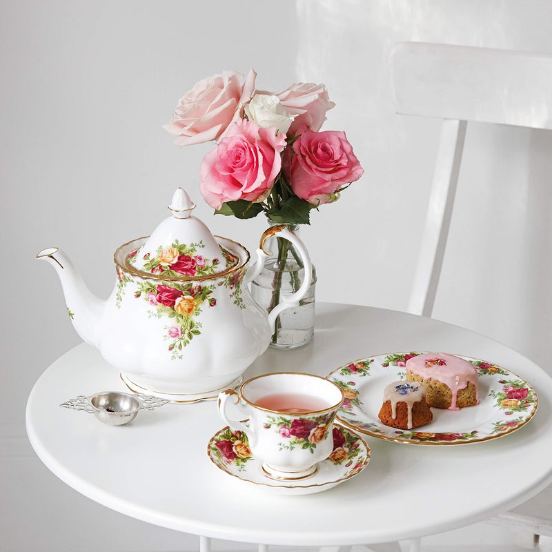 ROYAL ALBERT Old Country Roses 3 Piece Set (Teacup, Saucer & Plate), by Royal Albert - Image 2